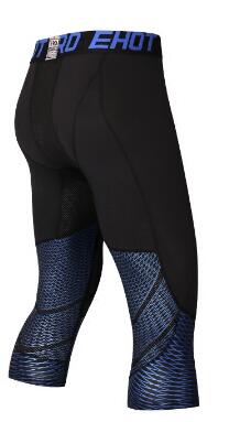 Color: Blue, Style: Pant-L, Size:  - Men Compression Pants MMA