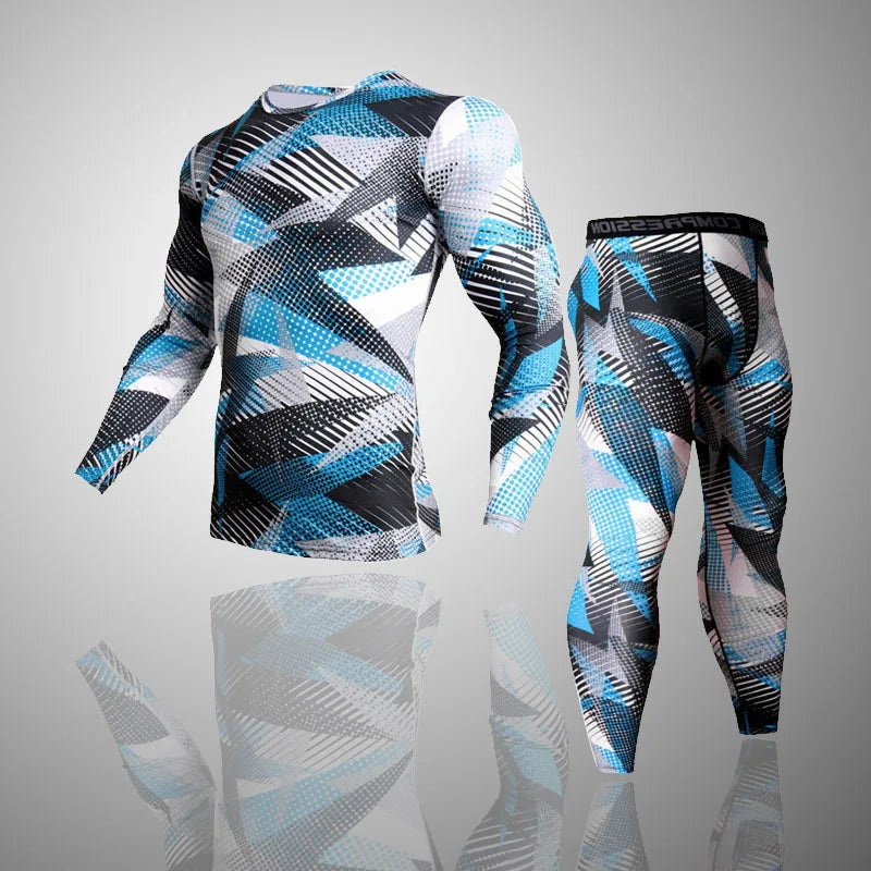 Camouflage Long Sleeve Compression T Shirt