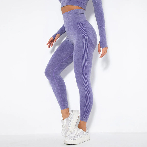 Soft Velvet Seamless Fitness Leggings