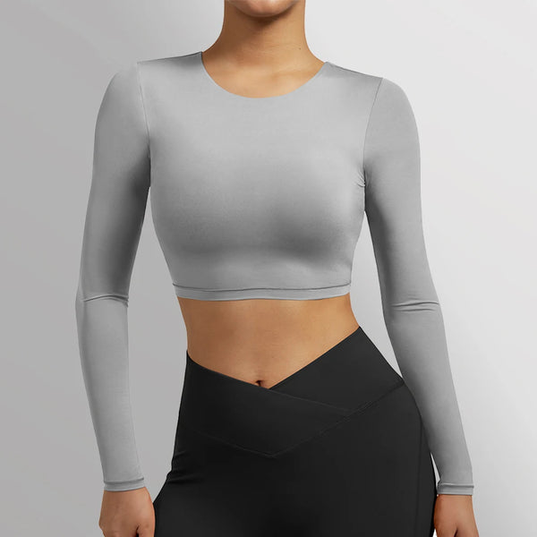 Dry Fit Backless Workout Top