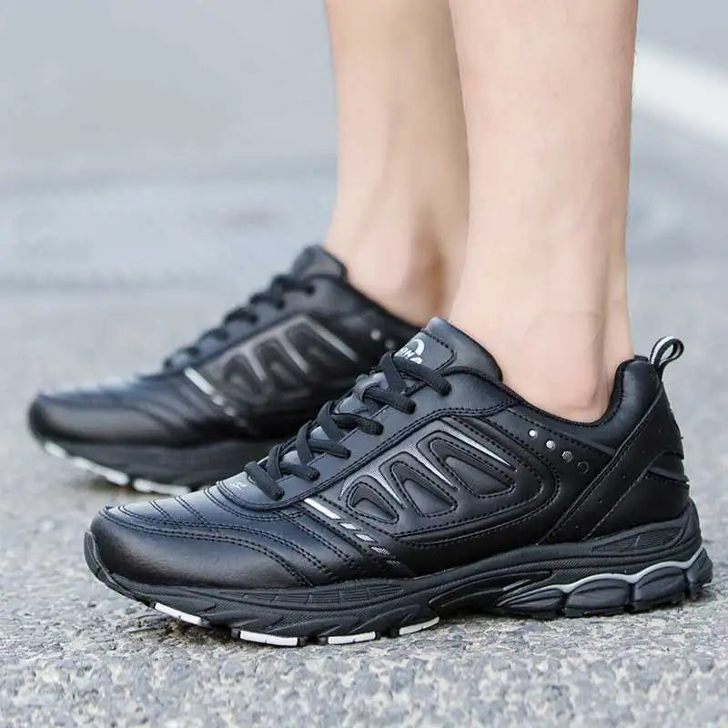 Lace Up Waterproof Running Shoes